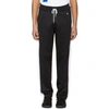 Ami Alexandre Mattiussi Mid-rise Logo-embroidered Jersey Track Pants In Black