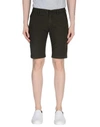 Dondup Man Shorts & Bermuda Shorts Military Green Size 31 Cotton, Elastane