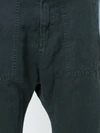 Nili Lotan Luna Mid-rise Cropped Cotton-blend Trousers In Black