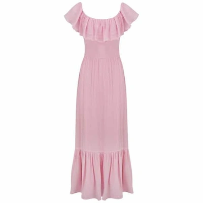 Radish Gracie Dress In Blush Pink