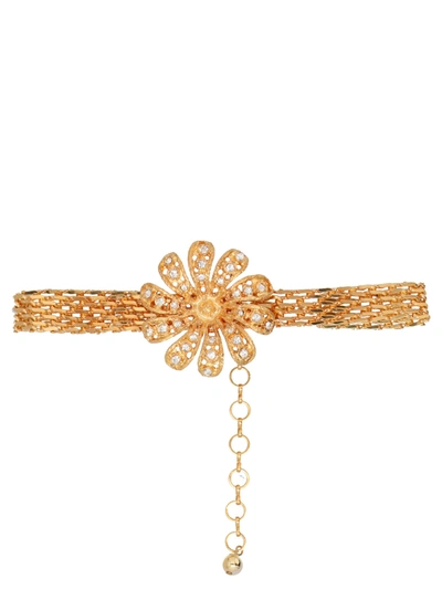 Alessandra Rich Crystal-embellished Choker Necklace In Cry/gold