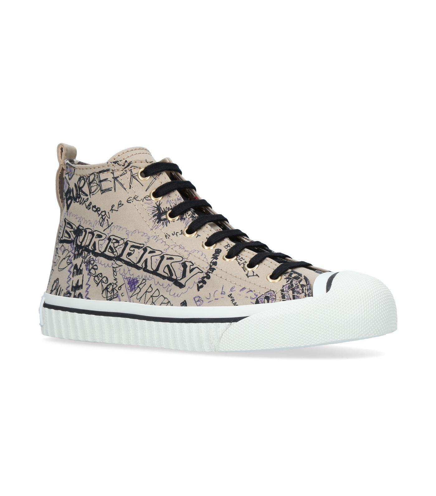 burberry graffiti shoes