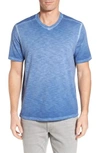 Tommy Bahama Suncoast Shores V-neck T-shirt In Dockside Blue