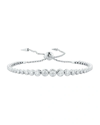 Jemma Wynne Prive Luxe Diamond Slider Bracelet In 18k White Gold
