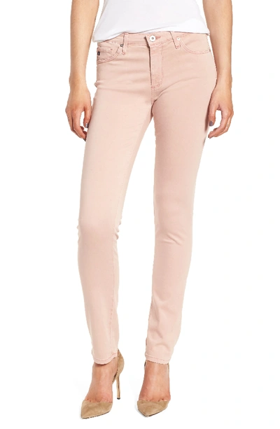 Ag 'the Prima' Cigarette Leg Skinny Jeans In Sulfur Misty Mauve