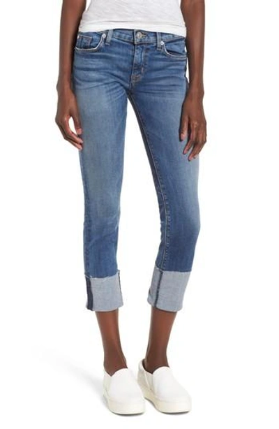 Hudson Tally Crop Deep Cuff Jeans In Impala ModeSens