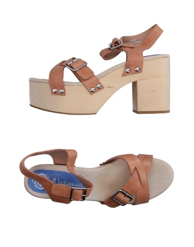 Jeffrey Campbell Sandals In Camel