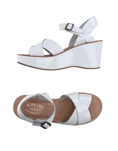 Kork-ease Sandals In White
