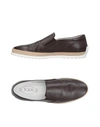 Tod's Sneakers In Dark Brown