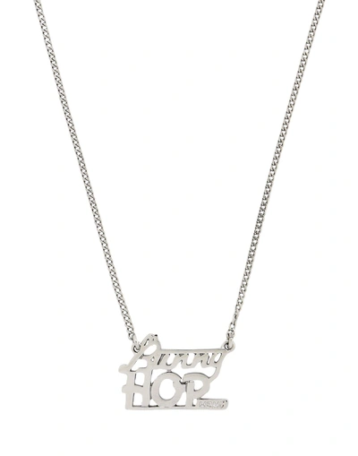 Marc By Marc Jacobs Necklaces In Silver