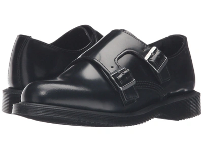 Dr. Martens Pandora Double Monk Strap In Black Polished Smooth | ModeSens
