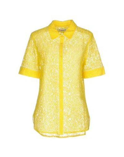 Essentiel Antwerp 纯色衬衫及女衬衣 In Yellow