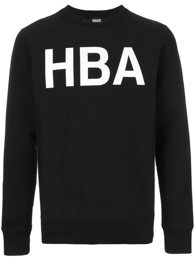 Hood By Air Rehab Crew Neck Sweatshirt In Black