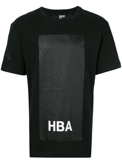 Hood By Air Glitter Box T-shirt - Black