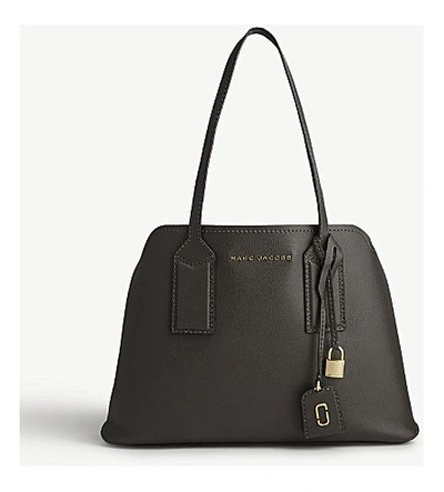Marc Jacobs The Editor Leather Shoulder Bag In Lichen