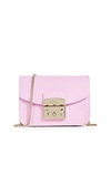 Furla Metropolis Mini Cross Body Bag In Glicine