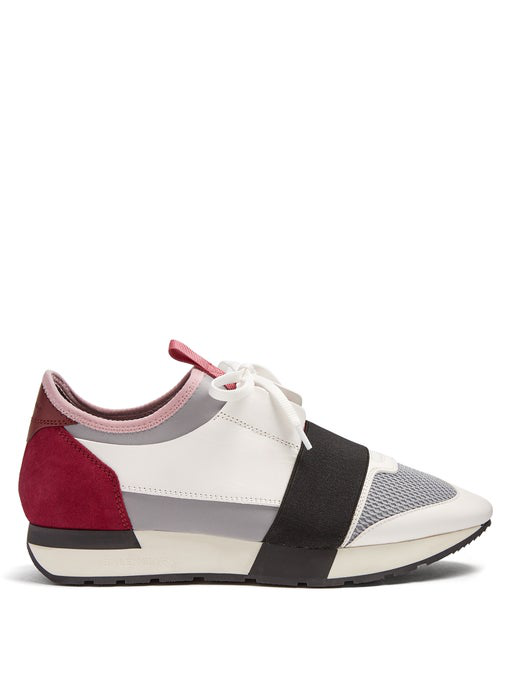 balenciaga race runners womens white