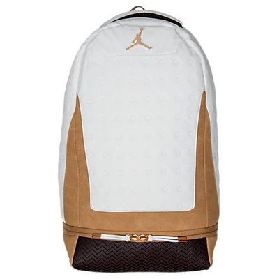 Nike Air Jordan Retro 13 Suede Backpack, Women's, White | ModeSens