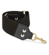 Anya Hindmarch Build-a-bag Leather Bag Strap In Black Nastro