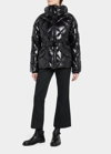 Bogner Amara-ld Belted Quilted Glossed-ripstop Down Ski Jacket In Black