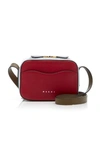 Marni Small Shell Bag In Red