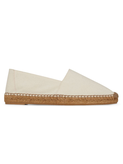 Saint Laurent Monogram Espadrilles In Crema