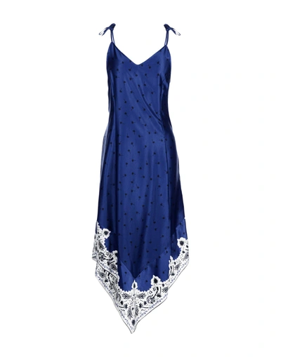 Sjyp Knee-length Dress In Blue