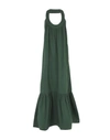 Department 5 Long Dresses In Military Green