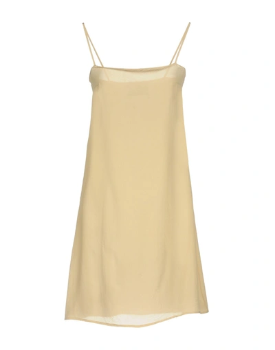 Prada Short Dress In Sand