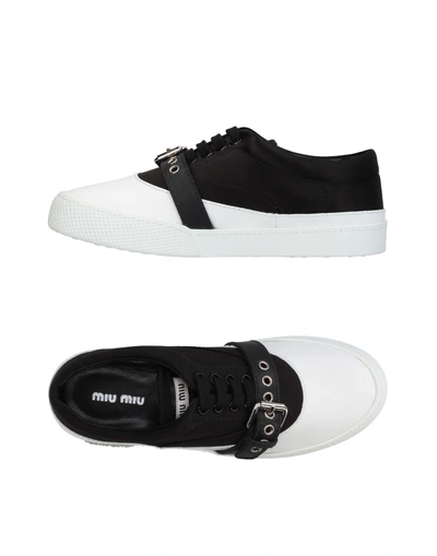 Miu Miu Sneakers In Black