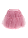 Monnalisa Kids' Tulle Skirt In Blush Pink