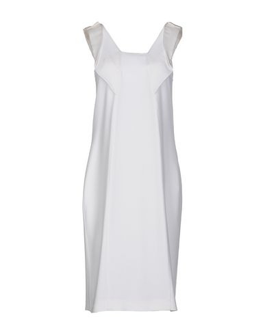 Miu Miu Knee-length Dress In White | ModeSens