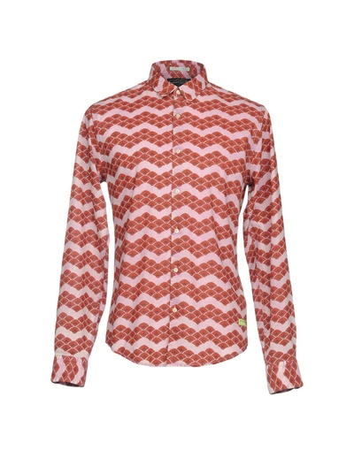 Scotch & Soda Patterned Shirt In Pink