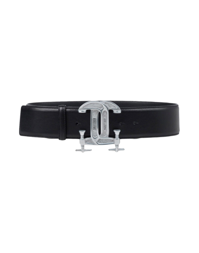 Moschino High-waist Belt In Black