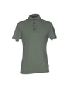 Zanone Polo Shirt In Military Green