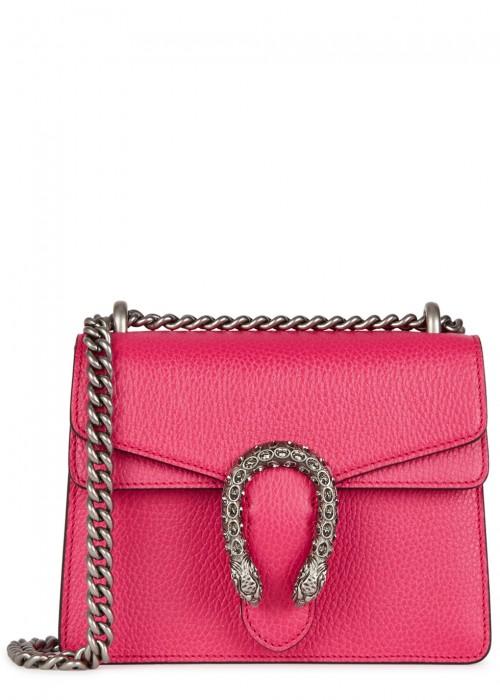 Gucci Dionysus Mini Textured-Leather Shoulder Bag | ModeSens