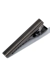 Hook + Albert Beveled Edge Tie Bar In Gunmetal