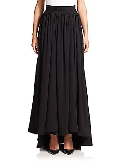 Escada Hi-lo Maxi Skirt In Amethyst