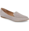 Steve Madden Feather Loafer Flat In Rose Gold Leather