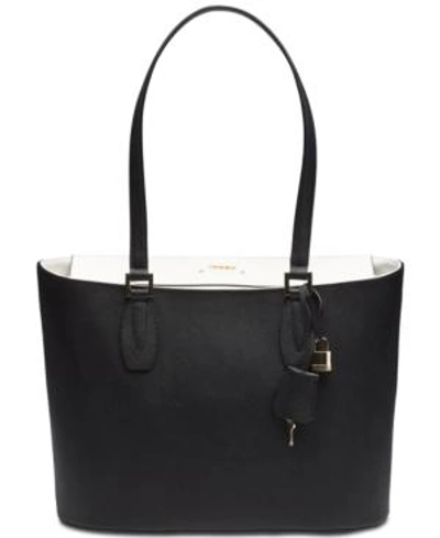 Calvin Klein Brooke Extra-large Tote In Black/white