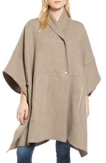 James Perse Nomad Blanket Coat In Heather Coyote | ModeSens