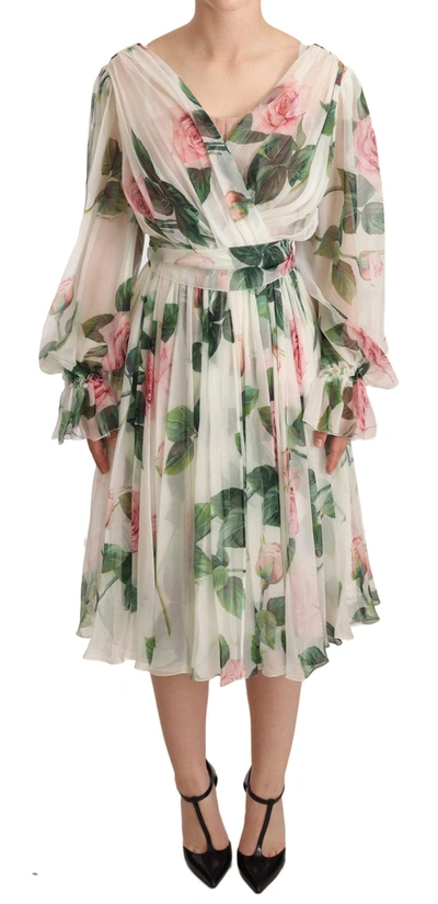 sachin and babi light blue dress Reiss Lilly Floral-Print Chiffon Midi Dress, Pink/Multi