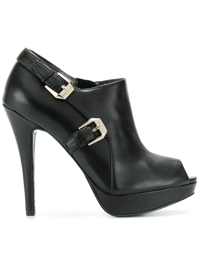 Versace Jeans Buckle-embellished Pumps In Black