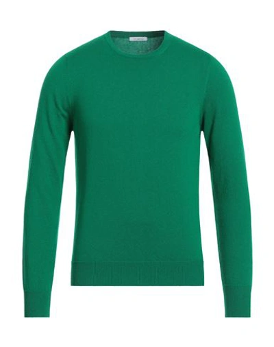 Malo Mens Green Cashmere Sweater In Green