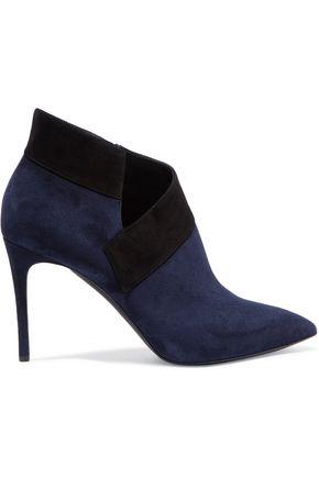 Casadei Woman Suede Ankle Boots Midnight Blue | ModeSens