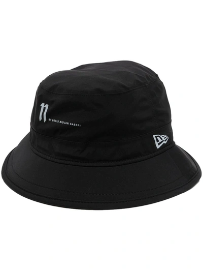 Boris Bidjan Saberi Logo-print Bucket Hat In Black