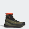 Adidas Originals Men's Adidas Terrex Free Hiker Cold. Rdy Hiking Boots In Focus Olive/pulse Olive/impact Orange