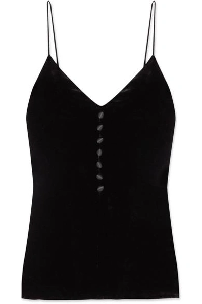 Hillier Bartley Velvet Camisole In Black