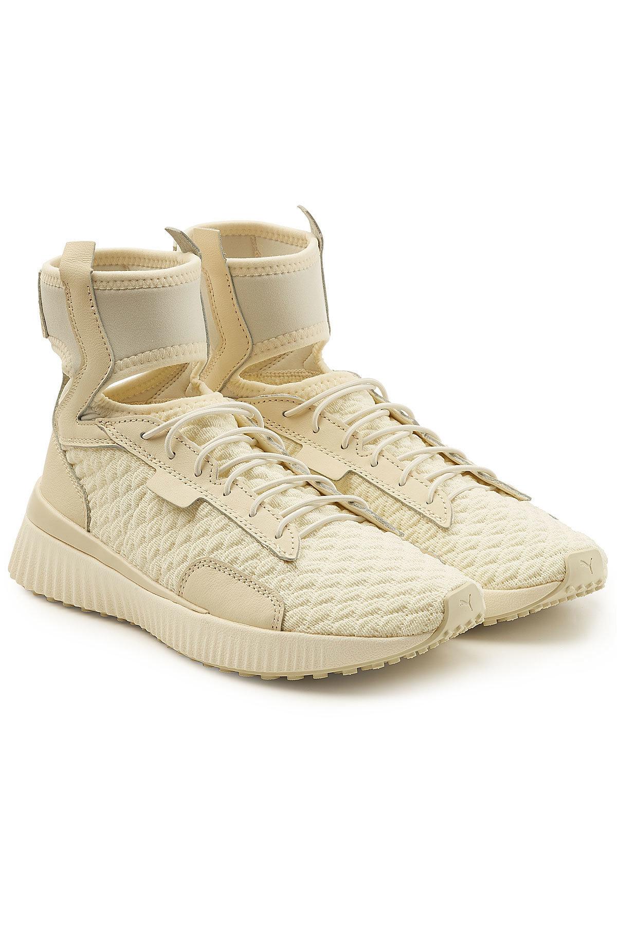 Fenty X Puma Leather High Top Sneakers 