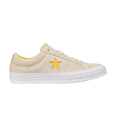 Pre-owned Converse One Star Low 'beige Yellow' In Brown